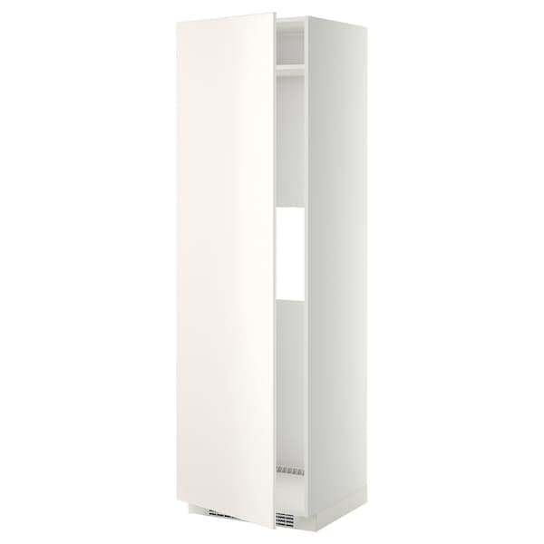 Ikea METOD - High cab f fridge or freezer w door, white/Veddinge white, 60x60x200 cm