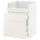 METOD base cb f HAVSEN snk/3 frnts/2 drws, white/Veddinge white, 60x60 cm