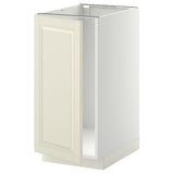 METOD base cab f sink/waste sorting, white/Bodbyn off-white, 40x60 cm