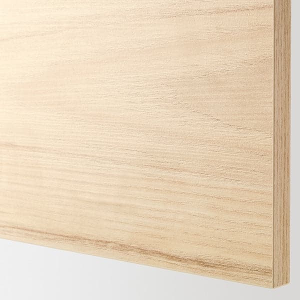 Ikea METOD - High cab f micro w 2 doors/shelves, white/Askersund light ash effect, 60x60x220 cm