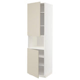 METOD high cab f micro w 2 doors/shelves
