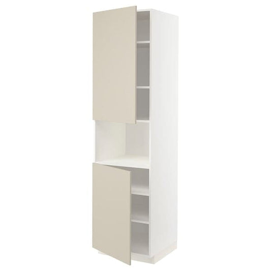 Ikea METOD - High cab f micro w 2 doors/shelves