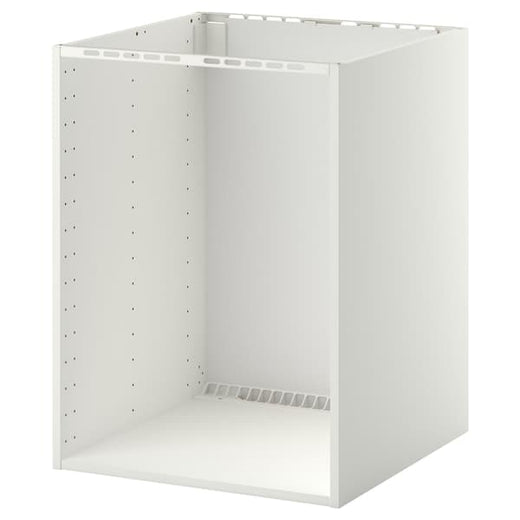 METOD base cb f built-in appliances/sink, white, 60x60x80 cm