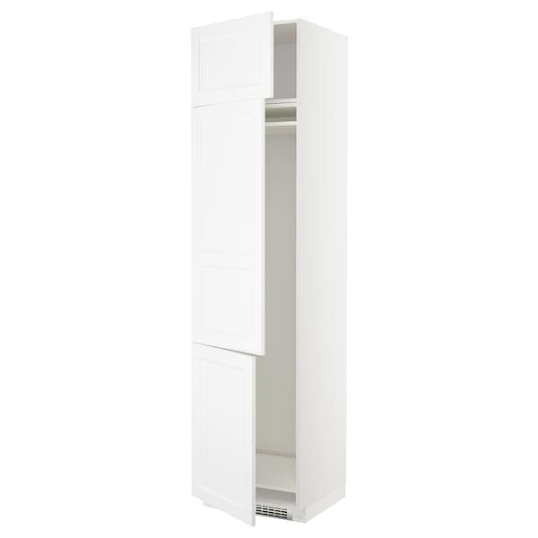 METOD - High cab f fridge/freezer w 3 doors, white/Axstad matt white, 60x60x240 cm - best price from Maltashopper.com 99462860