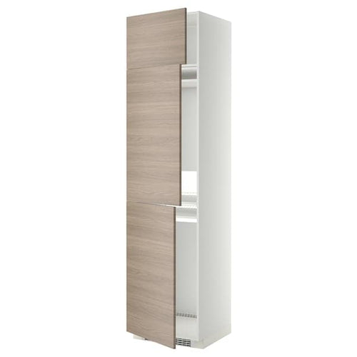 METOD - Cabinet for fridge/freezer+3 doors , 60x60x240 cm