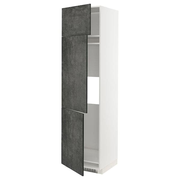 Ikea METOD - Cabinet for fridge/freezer+3 doors , 60x60x220 cm