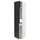 METOD - High cab f fridge/freezer w 3 doors, white/Nickebo matt anthracite , 60x60x240 cm