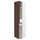 METOD - METOD High cab f fridge/freezer w 3 doors, white/Sinarp brown, 60x60x240 cm