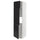 METOD - High cab f fridge/freezer w 3 doors, white/Upplöv matt anthracite , 60x60x220 cm
