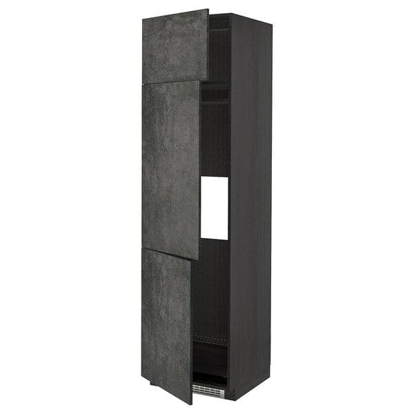 Ikea METOD - Cabinet for fridge/freezer+3 doors , 60x60x220 cm