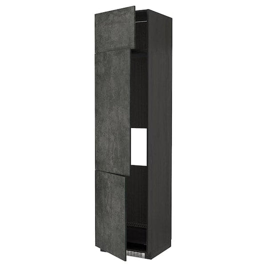 Ikea METOD - Cabinet for fridge/freezer+3 doors , 60x60x240 cm