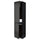 METOD - METOD High cab f fridge/freezer w 3 doors, black/Upplöv matt anthracite, 60x60x240 cm