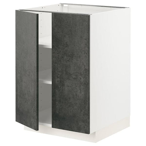 METOD - Cabinet/top cabinet/2 doors , 60x60 cm