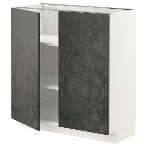 METOD - Cabinet/top cabinet/2 doors , 80x37 cm