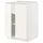 METOD - METOD Base cabinet with shelves/2 doors, white/Vallstena white, 60x60 cm