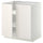 METOD base cabinet with shelves/2 doors, white/Veddinge white, 80x60 cm