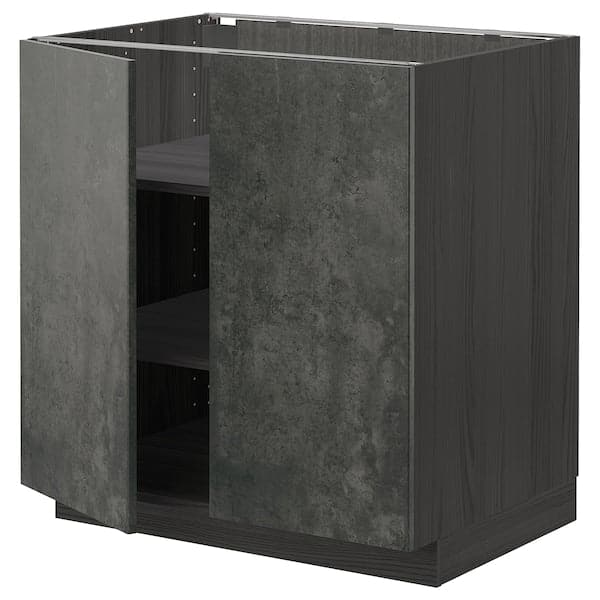METOD - Cabinet/2 doors , 80x60 cm - best price from Maltashopper.com 89463855
