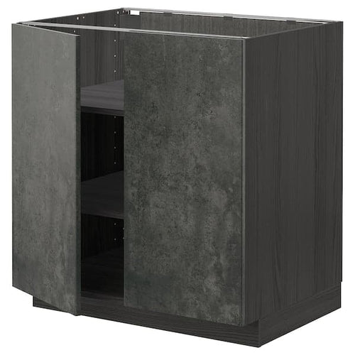 METOD - Cabinet/2 doors , 80x60 cm