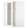 METOD - Corner wall cab w carousel/glass dr, white Enköping/white wood effect , 68x100 cm