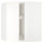 METOD - METOD Corner wall cabinet with carousel, white/Vallstena white, 68x80 cm