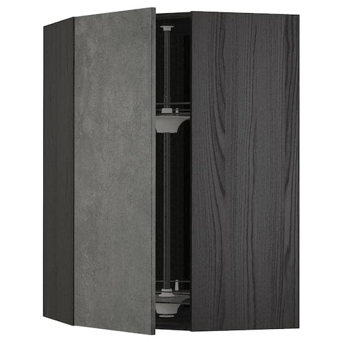 METOD - Corner cabinet/swivel unit, 68x100 cm