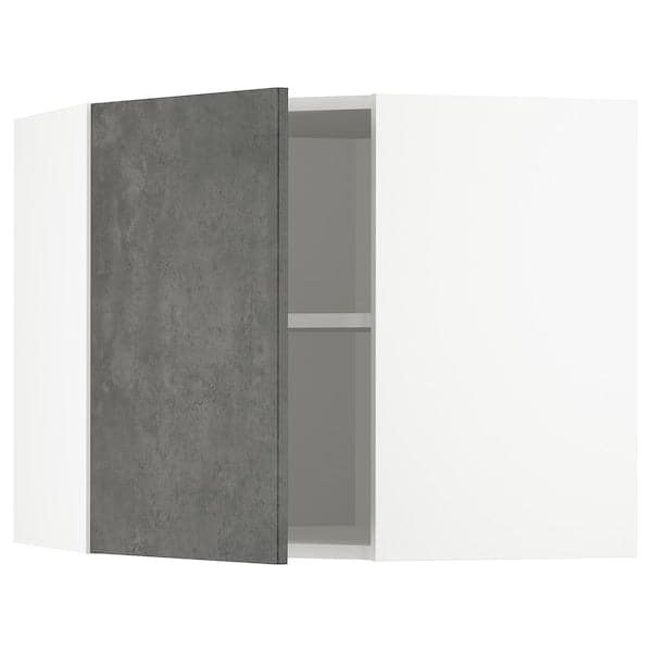 METOD - Corner wall unit with shelves, 68x60 cm - best price from Maltashopper.com 69415144