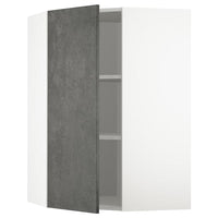 METOD - Corner wall unit with shelves, 68x100 cm - best price from Maltashopper.com 19415146
