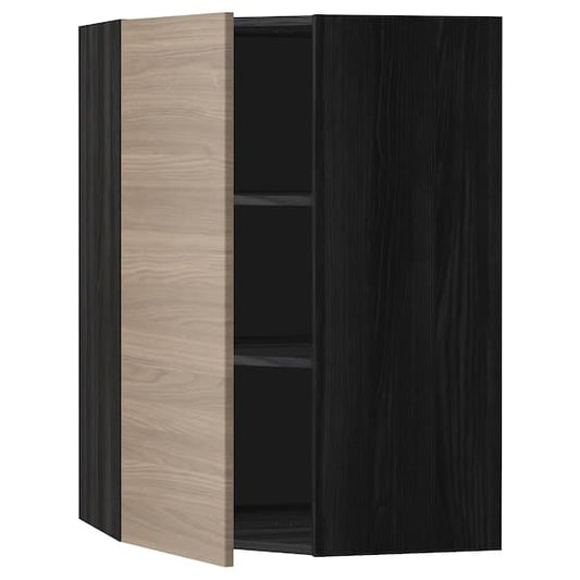 METOD - Corner wall unit with shelves, 68x100 cm - best price from Maltashopper.com 49918594