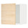 METOD - METOD Wall cabinet, white/Askersund light ash effect, 40x40 cm