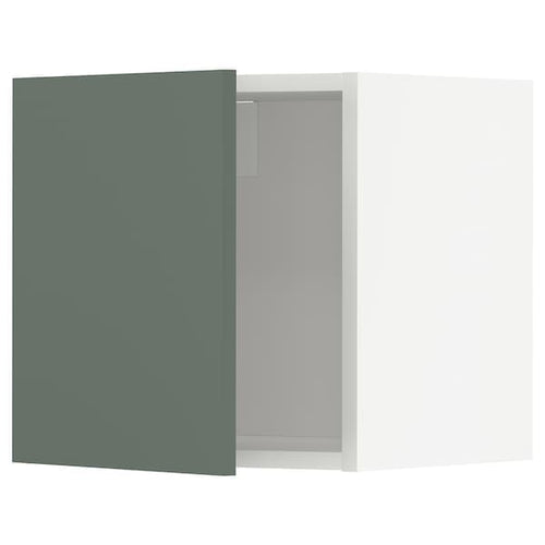 METOD - Wall cabinet, white/Bodarp grey-green, 40x40 cm