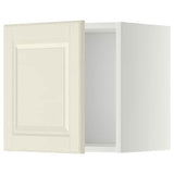 METOD wall cabinet, white/Bodbyn off-white, 40x40 cm