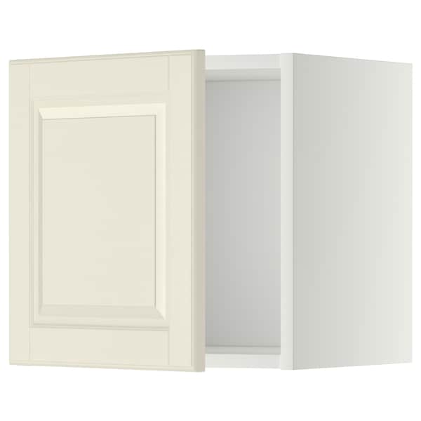 METOD - Wall cabinet, white/Bodbyn off-white, 40x40 cm - best price from Maltashopper.com 29463801