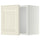 METOD wall cabinet, white/Bodbyn off-white, 40x40 cm