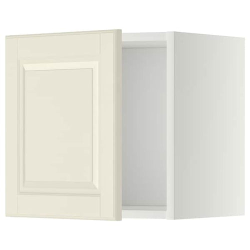 METOD - Wall cabinet, white/Bodbyn off-white, 40x40 cm