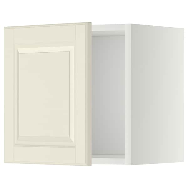 METOD - Wall cabinet, white/Bodbyn off-white, 40x40 cm