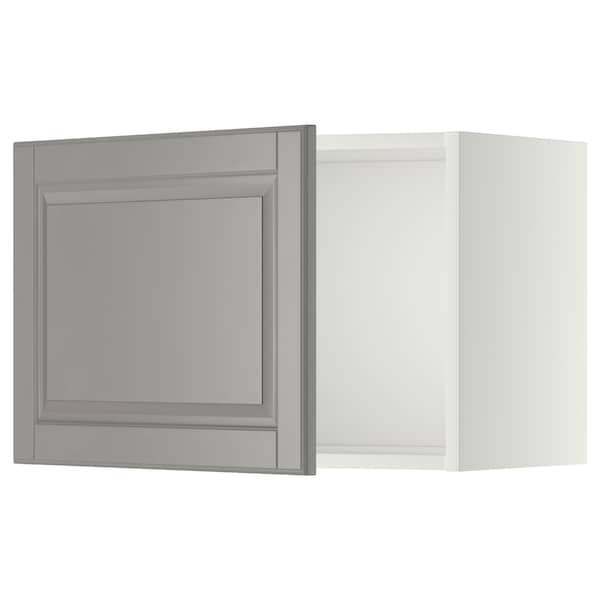 Ikea METOD - Wall cabinet, white/Bodbyn grey, 60x40 cm