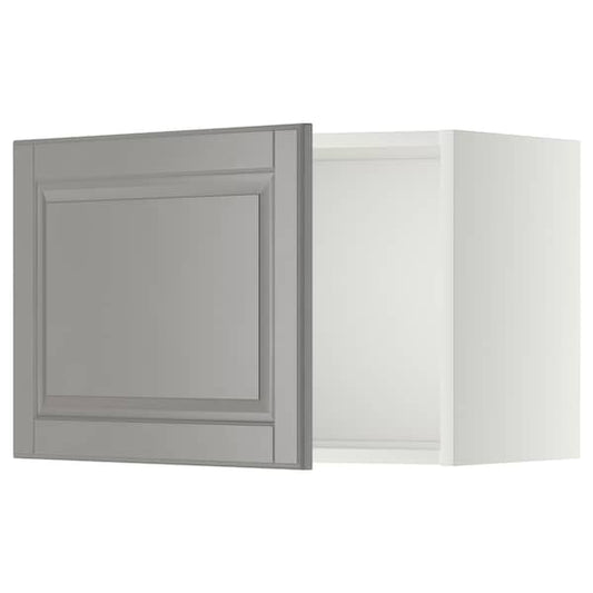 Ikea METOD - Wall cabinet, white/Bodbyn grey, 60x40 cm
