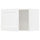 METOD wall cabinet, white Enköping/white wood effect, 60x40 cm