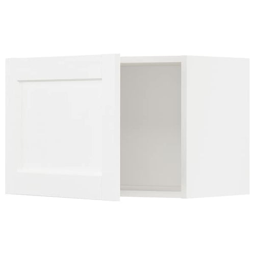 METOD - Wall cabinet, white Enköping/white wood effect, 60x40 cm
