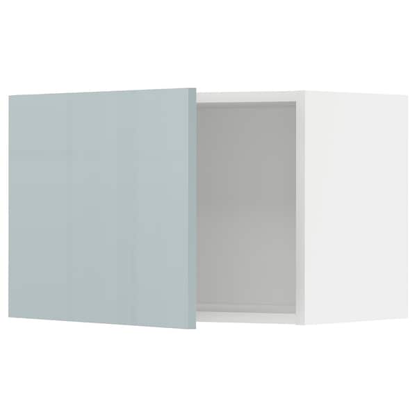Ikea METOD - Wall cabinet, white/Kallarp light grey-blue, 60x40 cm