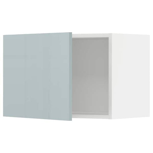 Ikea METOD - Wall cabinet, white/Kallarp light grey-blue, 60x40 cm