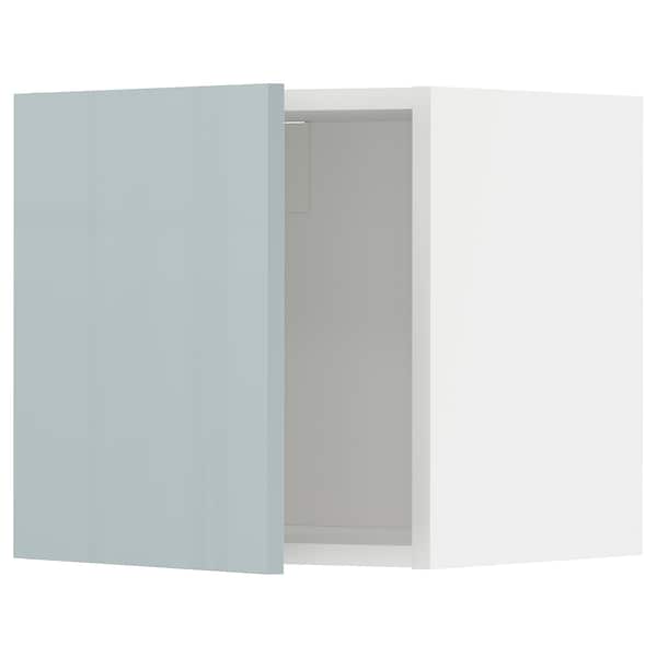 METOD - Wall cabinet, white/Kallarp light grey-blue, 40x40 cm - best price from Maltashopper.com 69478810