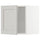 METOD wall cabinet, white/Lerhyttan light grey, 40x40 cm
