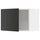 METOD - METOD Wall cabinet, white/Nickebo matt anthracite, 60x40 cm