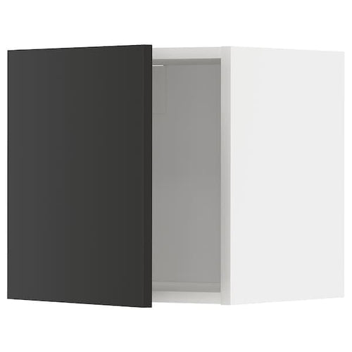 METOD - Wall cabinet, white/Nickebo matt anthracite , 40x40 cm
