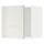 METOD wall cabinet, white/Ringhult light grey, 40x40 cm