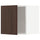METOD - Wall cabinet, white/Sinarp brown , 40x40 cm