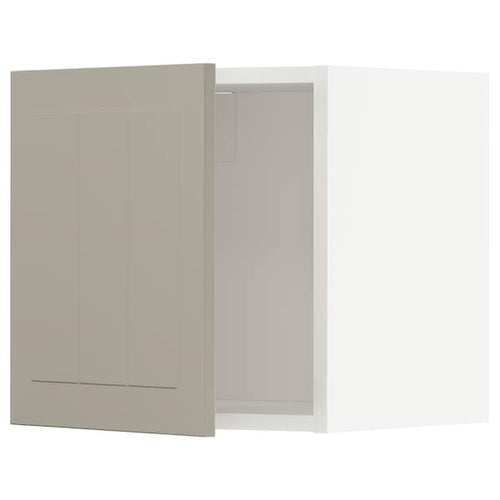 METOD - Wall cabinet, white/Stensund beige, 40x40 cm
