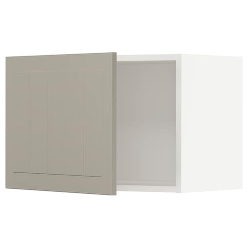 METOD - Wall cabinet, white/Stensund beige, 60x40 cm