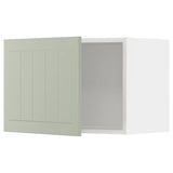 METOD wall cabinet, white/Stensund light green, 60x40 cm